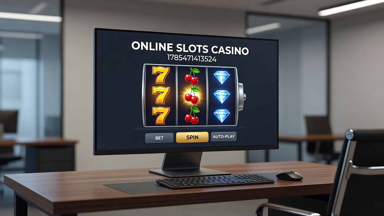 Mobile device displaying online slot game with bonus features active