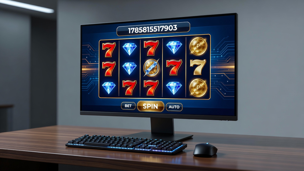Mobile device displaying online slot game interface with bonus features active