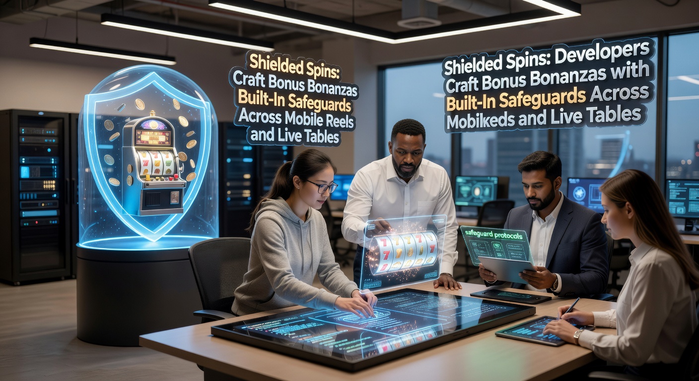 Developers integrating bonus features and safety mechanisms into vibrant slot reels and live casino interfaces