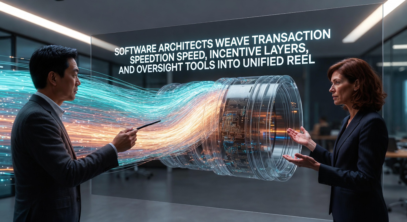 Real-time monitoring dashboard displaying transaction flows, incentive triggers, and automated compliance checks within a reel platform