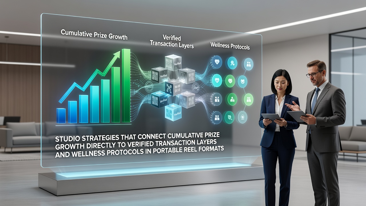Mobile slot interface showing cumulative prize meter connected to verified transaction panel and wellness check prompt