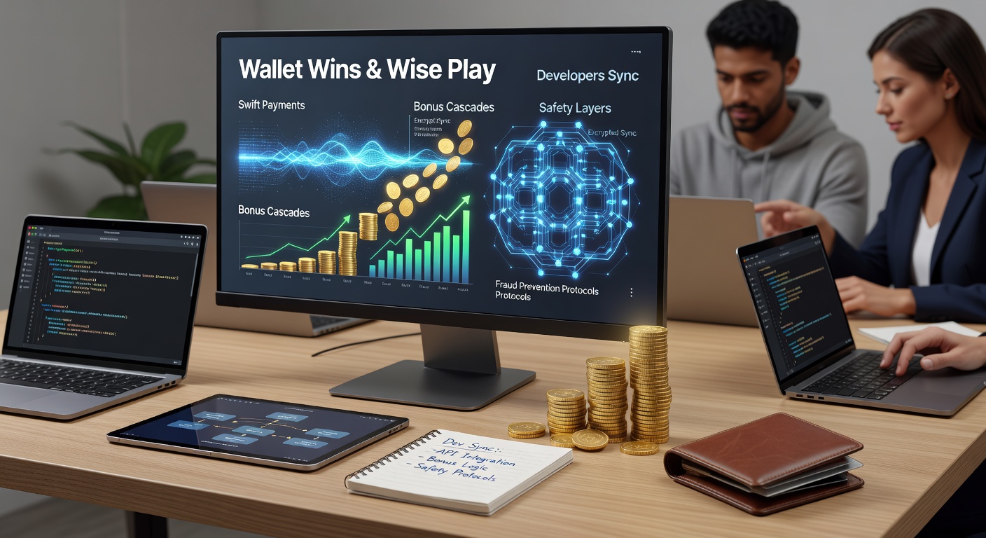 Close-up of a mobile slot screen displaying instant wallet deposit confirmation alongside a cascading bonus sequence and security lock icon